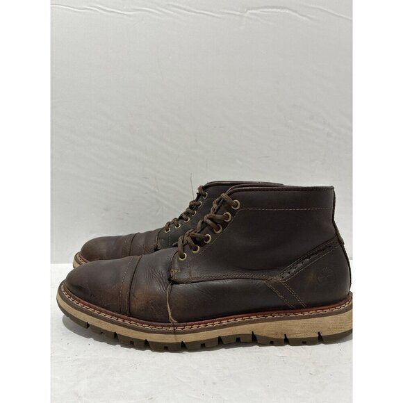 Timberland EarthKeepers Leather Chukka Boots Lace Up Brown Men's Shoe Size US 9. - Picture 1 of 6
